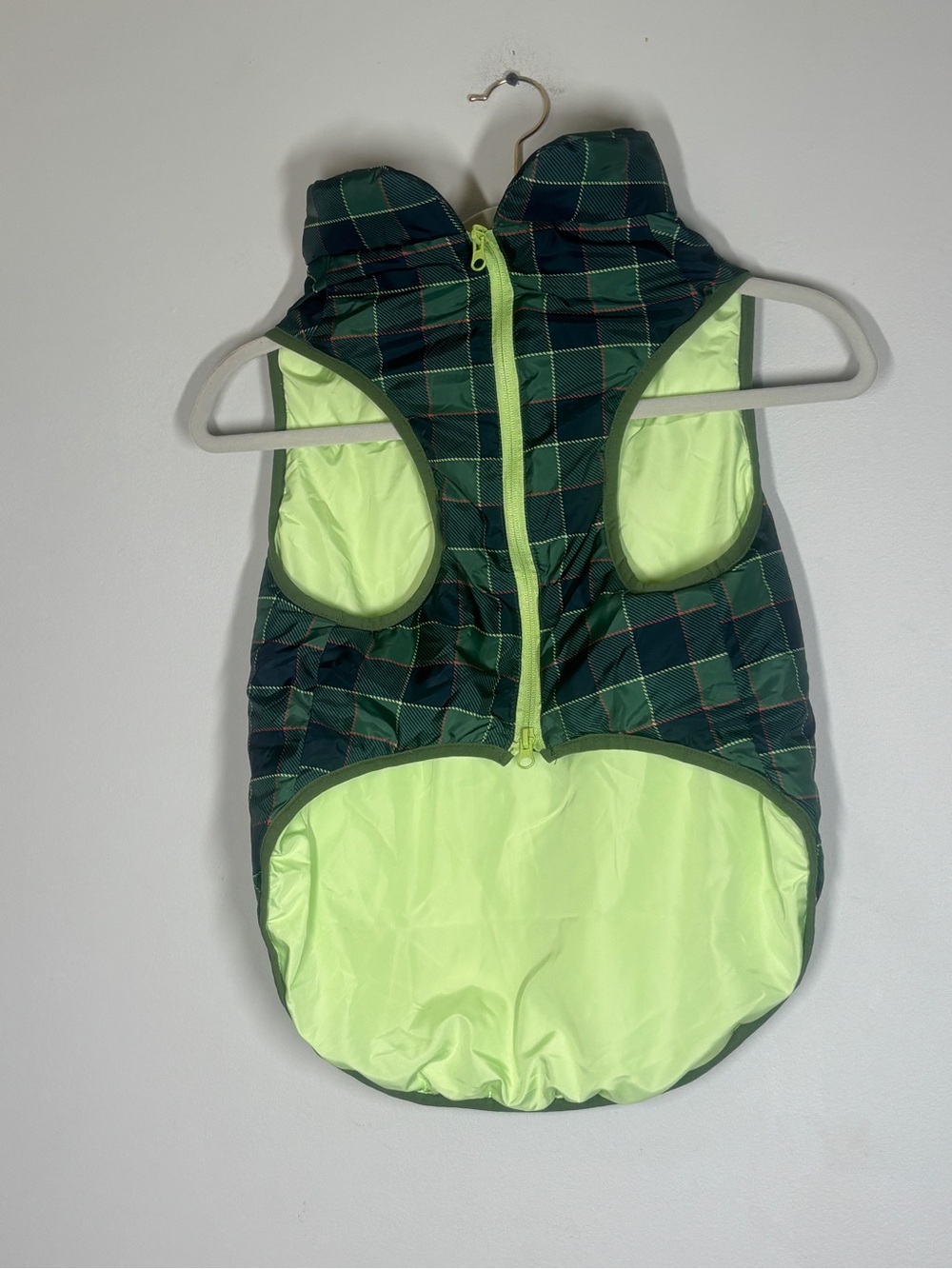 BARK "Plaid Season" Dog Puffer Vest